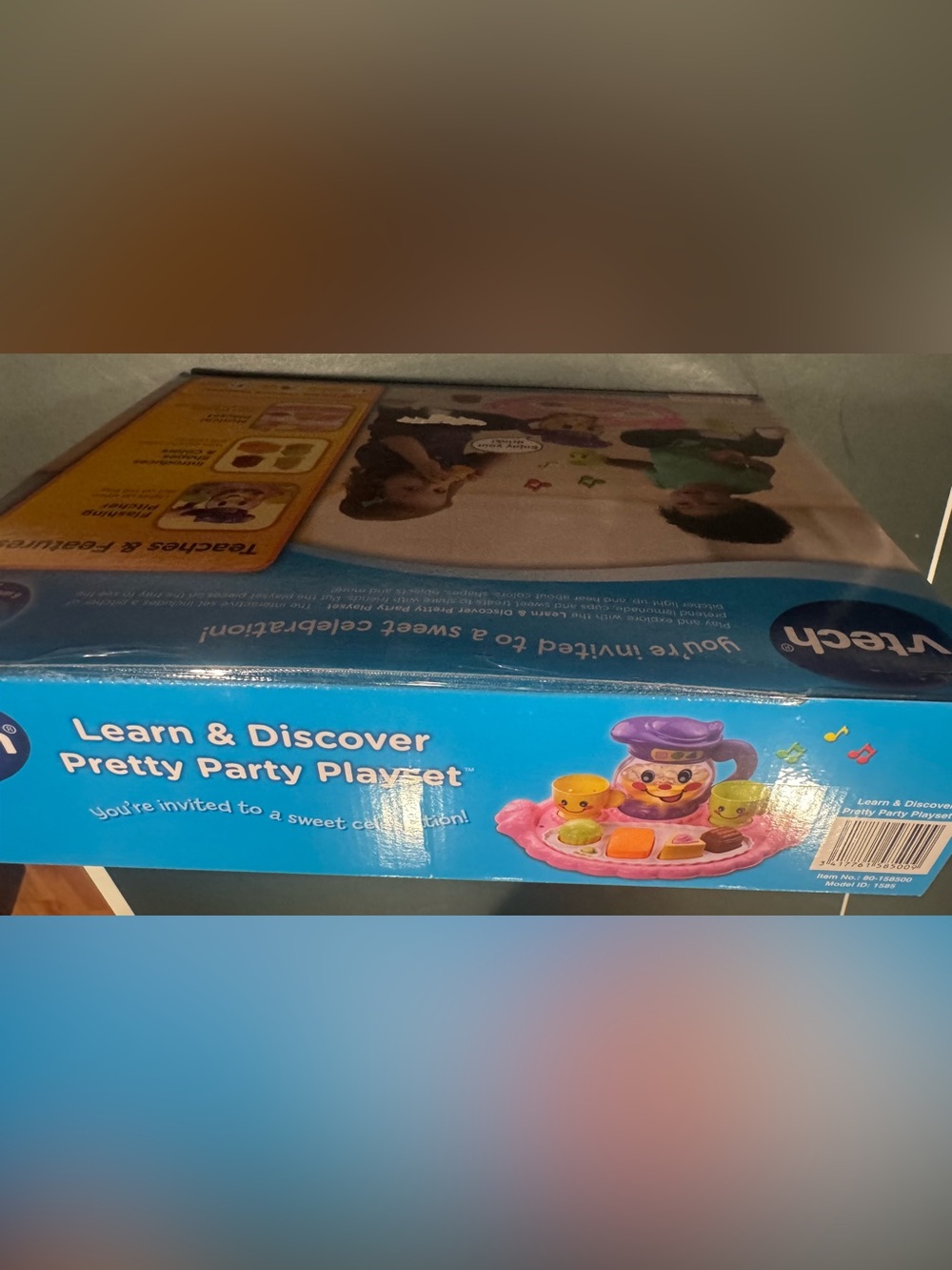 VTech Kids Party Playset with Tea Pot & Treats - Pink - Picture 3 of 6